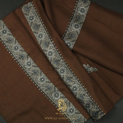 PREMIUM BROWN AUTHENTIC YEMENI SHEMAGH SCARF SE165
