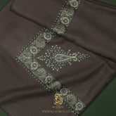 PREMIUM CHARCOAL AUTHENTIC YEMENI SHEMAGH SCARF SE170