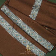 PREMIUM BROWN AUTHENTIC YEMENI SHEMAGH SCARF SE172