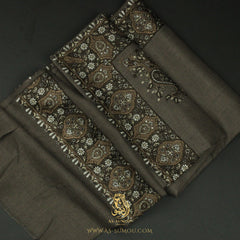 PREMIUM BROWN AUTHENTIC YEMENI SHEMAGH SCARF SE158