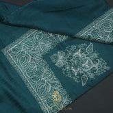 PREMIUM TEAL AUTHENTIC OMANI MASSAR SCARF OM162