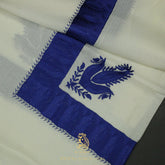 PREMIUM WHITE ELEGANT QATARI SHEMAGH SCARF QR44