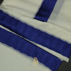 PREMIUM WHITE ELEGANT QATARI SHEMAGH SCARF QR44