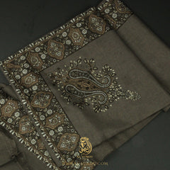 PREMIUM BROWN AUTHENTIC YEMENI SHEMAGH SCARF SE158