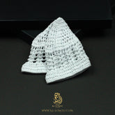 PREMIUM WHITE HANDMADE KHALEEJI KUFI AR26