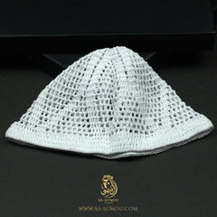 PREMIUM WHITE HANDMADE KHALEEJI KUFI AR28