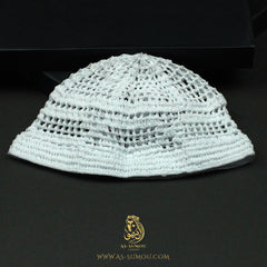 PREMIUM WHITE HANDMADE KHALEEJI KUFI AR25