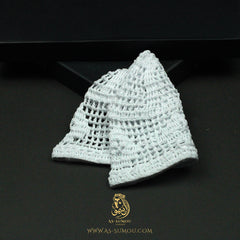 PREMIUM WHITE HANDMADE KHALEEJI KUFI AR30