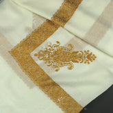 PREMIUM WHITE AUTHENTIC YEMENI SHEMAGH SCARF WH143