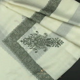 PREMIUM WHITE AUTHENTIC YEMENI SHEMAGH SCARF WH145