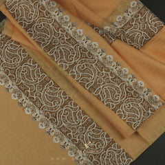 PREMIUM ORANGE AUTHENTIC YEMENI SHEMAGH SCARF SE127