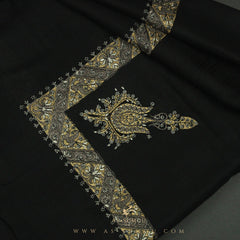 PREMIUM BLACK AUTHENTIC YEMENI SHEMAGH SCARF BL88