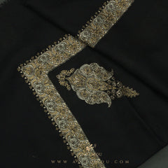 PREMIUM BLACK AUTHENTIC YEMENI SHEMAGH SCARF BL89