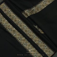 PREMIUM BLACK AUTHENTIC YEMENI SHEMAGH SCARF BL89