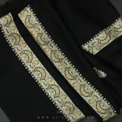 PREMIUM BLACK AUTHENTIC YEMENI SHEMAGH SCARF BL82