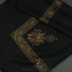 PREMIUM BLACK AUTHENTIC YEMENI SHEMAGH SCARF BL83