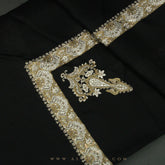 PREMIUM BLACK AUTHENTIC YEMENI SHEMAGH SCARF BL84