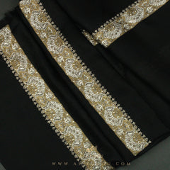 PREMIUM BLACK AUTHENTIC YEMENI SHEMAGH SCARF BL84