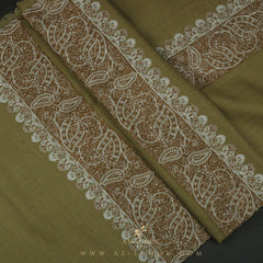 PREMIUM OLIVE AUTHENTIC YEMENI SHEMAGH SCARF SE1113