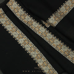PREMIUM BLACK AUTHENTIC YEMENI SHEMAGH SCARF BL86