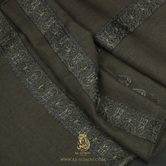 PREMIUM BROWN AUTHENTIC YEMENI SHEMAGH SCARF SE139