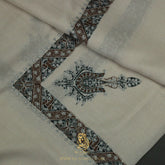 PREMIUM TAUPE AUTHENTIC YEMENI SHEMAGH SCARF SE140