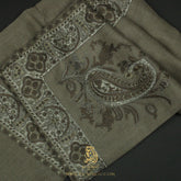 PREMIUM DUSTY KHAKI AUTHENTIC YEMENI SHEMAGH SCARF SE134