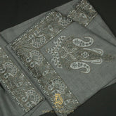 PREMIUM GREY AUTHENTIC YEMENI SHEMAGH SCARF SE137
