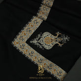PREMIUM BLACK AUTHENTIC YEMENI SHEMAGH SCARF BL100