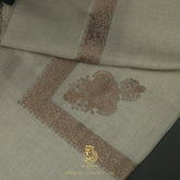 PREMIUM TAUPE AUTHENTIC YEMENI SHEMAGH SCARF SE146