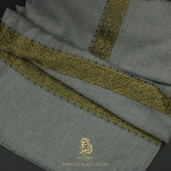 PREMIUM GREY AUTHENTIC YEMENI SHEMAGH SCARF SE147