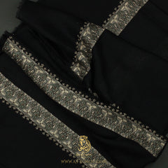 PREMIUM BLACK AUTHENTIC YEMENI SHEMAGH SCARF BL105