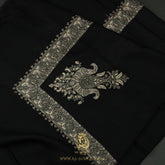 PREMIUM BLACK AUTHENTIC YEMENI SHEMAGH SCARF BL105