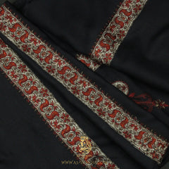 PREMIUM CHARCOAL AUTHENTIC YEMENI SHEMAGH SCARF SE151