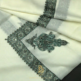 PREMIUM WHITE AUTHENTIC YEMENI SHEMAGH SCARF WH164