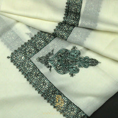 PREMIUM WHITE AUTHENTIC YEMENI SHEMAGH SCARF WH164