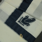 PREMIUM WHITE ELEGANT QATARI SHEMAGH SCARF QR45