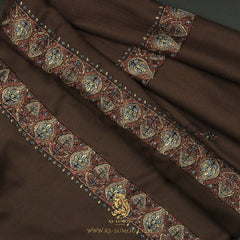 PREMIUM BROWN AUTHENTIC YEMENI SHEMAGH SCARF SE154