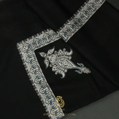 PREMIUM BLACK AUTHENTIC YEMENI SHEMAGH SCARF BL111