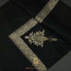 PREMIUM BLACK AUTHENTIC YEMENI SHEMAGH SCARF BL114