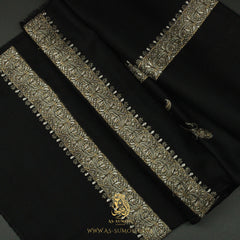 PREMIUM BLACK AUTHENTIC YEMENI SHEMAGH SCARF BL114