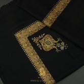 PREMIUM BLACK AUTHENTIC YEMENI SHEMAGH SCARF BL115