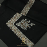PREMIUM BLACK AUTHENTIC YEMENI SHEMAGH SCARF BL116