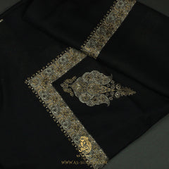 PREMIUM BLACK AUTHENTIC YEMENI SHEMAGH SCARF BL109