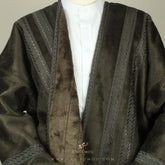 AUTHENTIC KHAKI FARWA ARABIAN WINTER COAT FR4