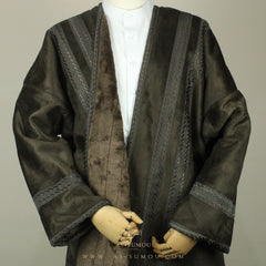 AUTHENTIC KHAKI FARWA ARABIAN WINTER COAT FR4