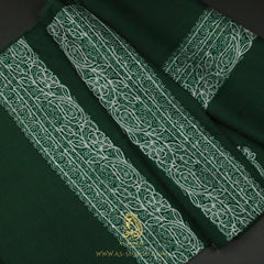 PREMIUM GREEN AUTHENTIC OMANI MASSAR SCARF OM104