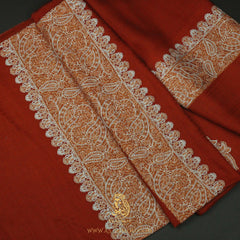 PREMIUM ORANGE AUTHENTIC OMANI MASSAR SCARF OM95