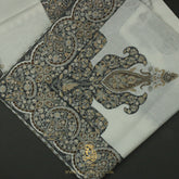 PREMIUM WHITE AUTHENTIC OMANI MASSAR SCARF OM109
