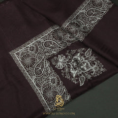 PREMIUM PURPLE AUTHENTIC OMANI MASSAR SCARF OM96